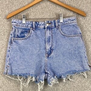Zara cotton cut off shorts size 6 summer basics western Y2K retro 2.5 inseam